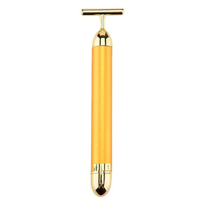 24K Gold Vibrating Face Roller – Lift, Firm & De-Puff