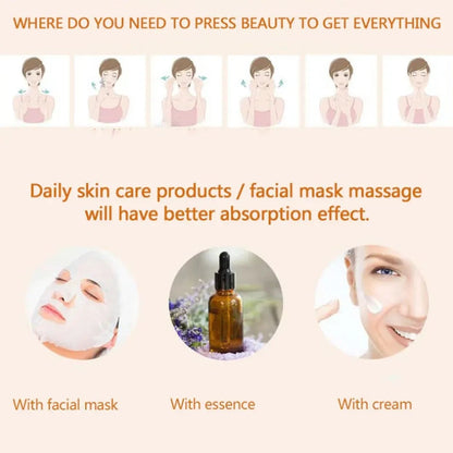 24K Gold Vibrating Face Roller – Lift, Firm & De-Puff