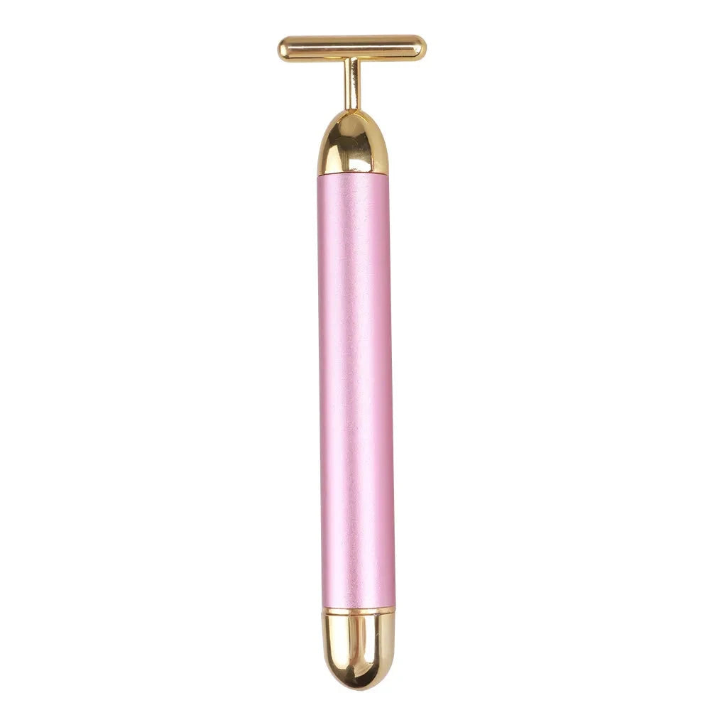 24K Gold Vibrating Face Roller – Lift, Firm & De-Puff