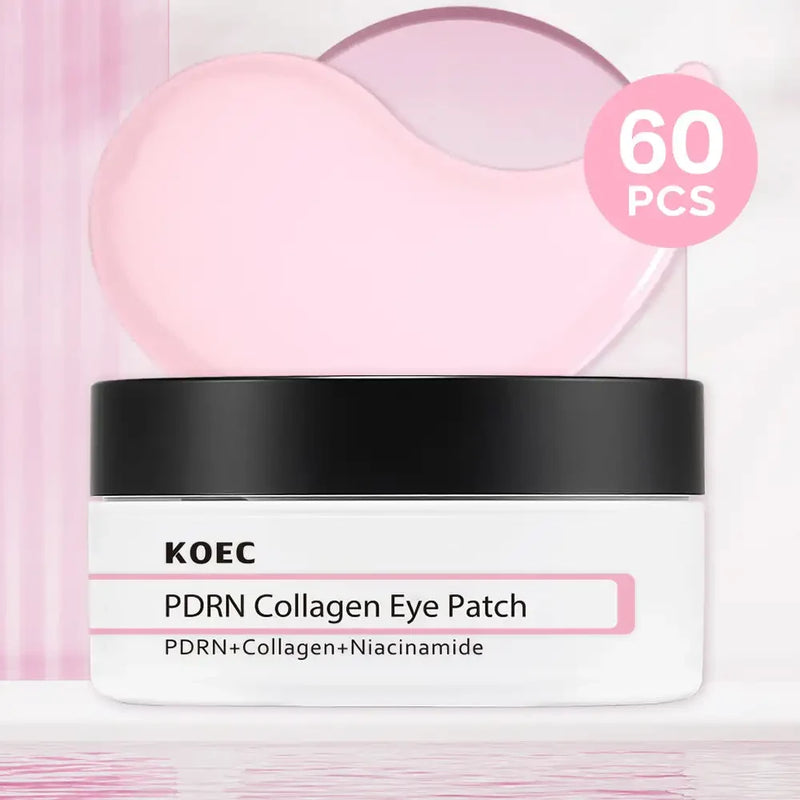 Salmon PDRN Pink Collagen Eye Patches – Depuff, Firm & Brighten Under Eyes