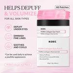 Salmon PDRN Pink Collagen Eye Patches – Depuff, Firm & Brighten Under Eyes