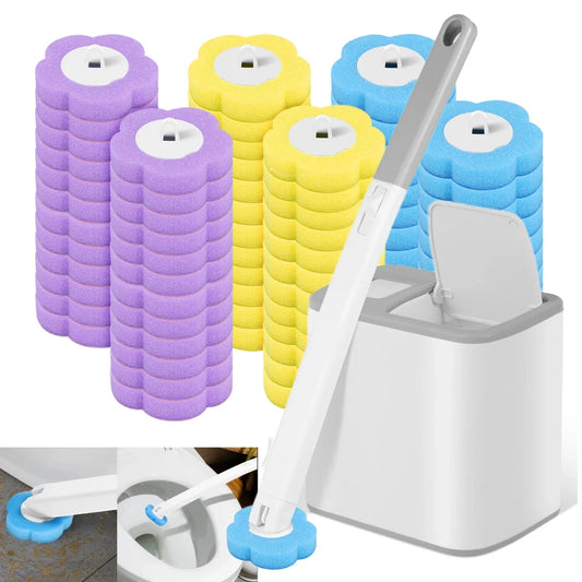 Disposable Toilet Brush Cleaning Kit – No-Touch, Hygienic & Easy to Use