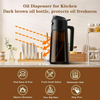 2-in-1 Oil Sprayer & Dispenser Bottle – Precise Mist for Air Fryer, BBQ & Cooking