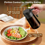 2-in-1 Oil Sprayer & Dispenser Bottle – Precise Mist for Air Fryer, BBQ & Cooking