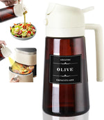 2-in-1 Oil Sprayer & Dispenser Bottle – Precise Mist for Air Fryer, BBQ & Cooking