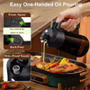 2-in-1 Oil Sprayer & Dispenser Bottle – Precise Mist for Air Fryer, BBQ & Cooking