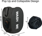 Foldable Mesh Laundry Basket – Breathable Collapsible Hamper