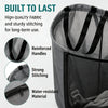 Foldable Mesh Laundry Basket – Breathable Collapsible Hamper