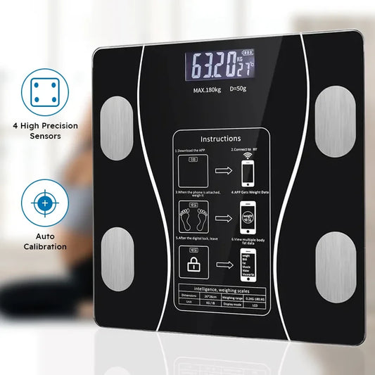 Smart Body Fat Wireless Digital Bathroom Scale