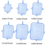 Silicone Stretch Food Covers – 6-Piece Set
