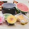 Silicone Stretch Food Covers – 6-Piece Set