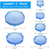 Silicone Stretch Food Covers – 6-Piece Set