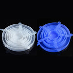 Silicone Stretch Food Covers – 6-Piece Set