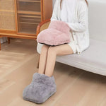 USB Electric Heated Foot Warmer Slippers