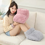 USB Electric Heated Foot Warmer Slippers