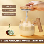 Self Stirring Rechargeable Glass Coffee Mug