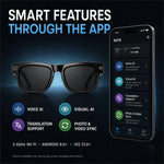 Touch Control AI Smart Glasses with Voice Activation