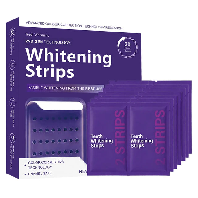 Purple Teeth Whitening Strips