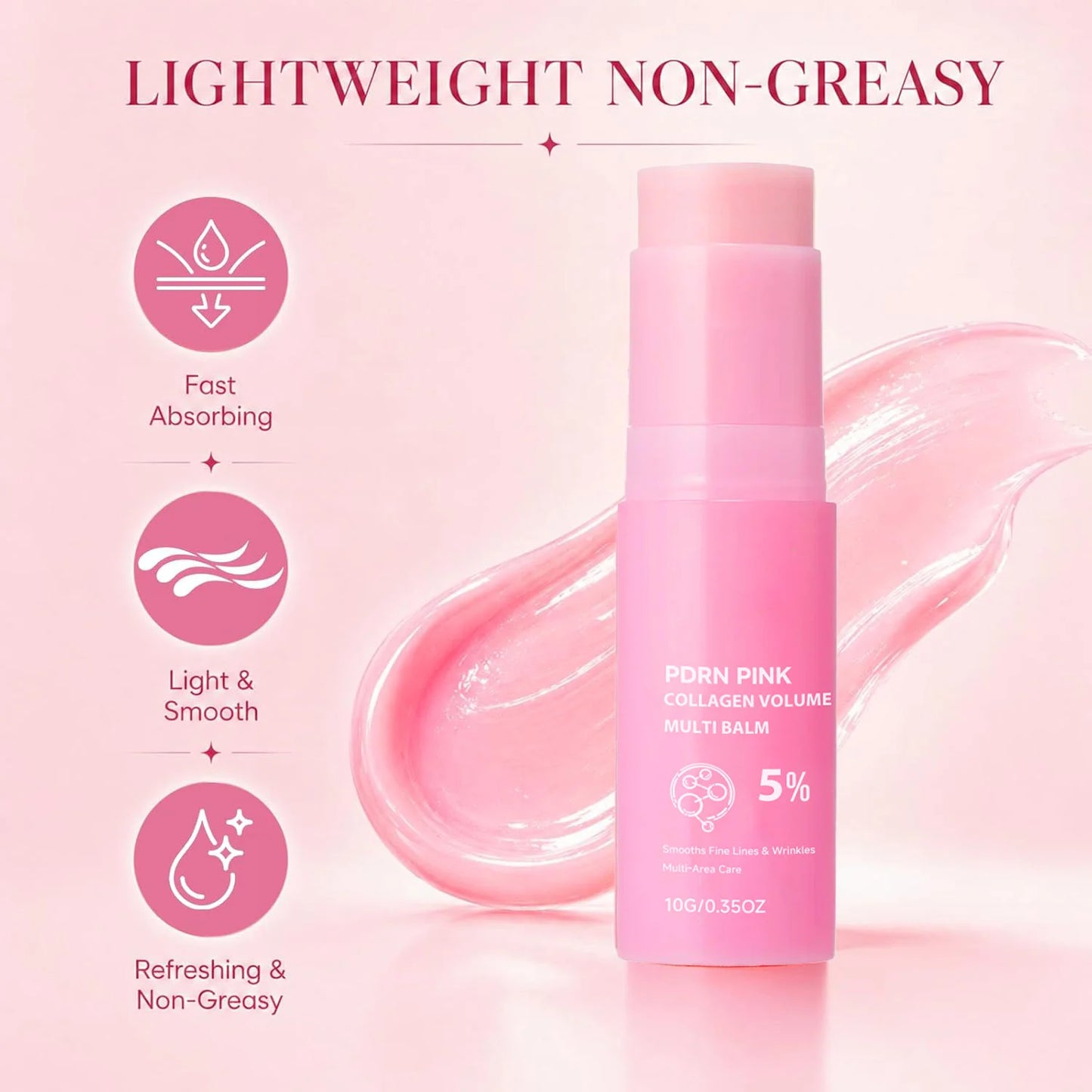 PDRN Pink Collagen Multi Balm – Plump, Firm & Hydrate Lips, Eyes & Skin