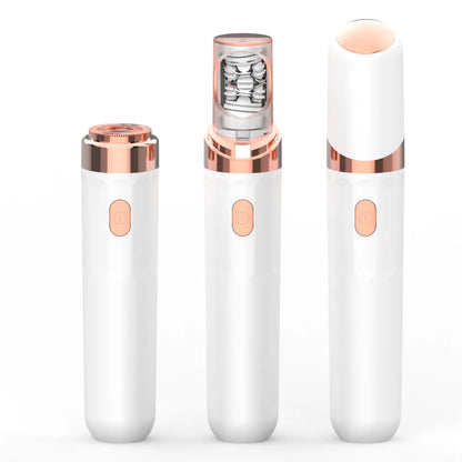 2-in-1 Epilation System,Facial Epilator Hair Remover, Plucker for Face,Lip,All Ages and Skin Types USB Charging Electric Trimmer