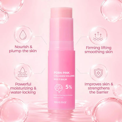 PDRN Pink Collagen Multi Balm – Plump, Firm & Hydrate Lips, Eyes & Skin