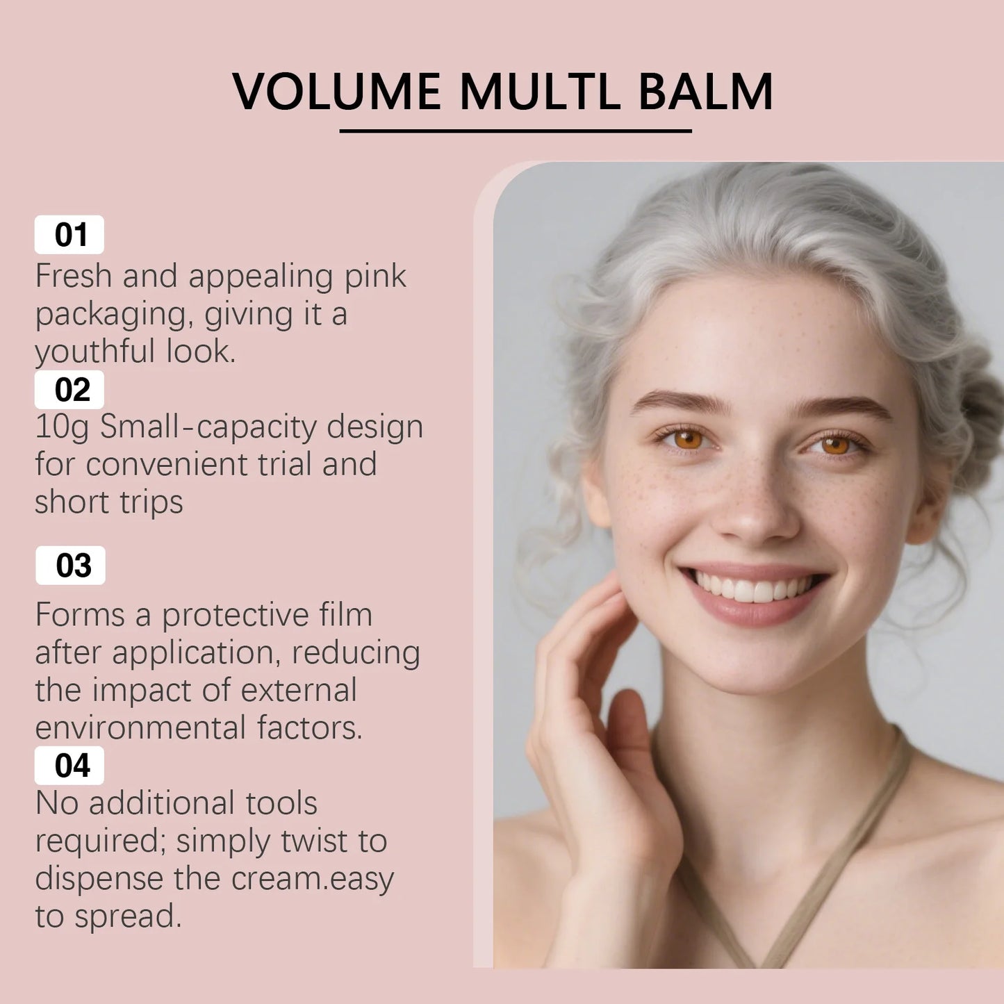 PDRN Pink Collagen Multi Balm – Plump, Firm & Hydrate Lips, Eyes & Skin