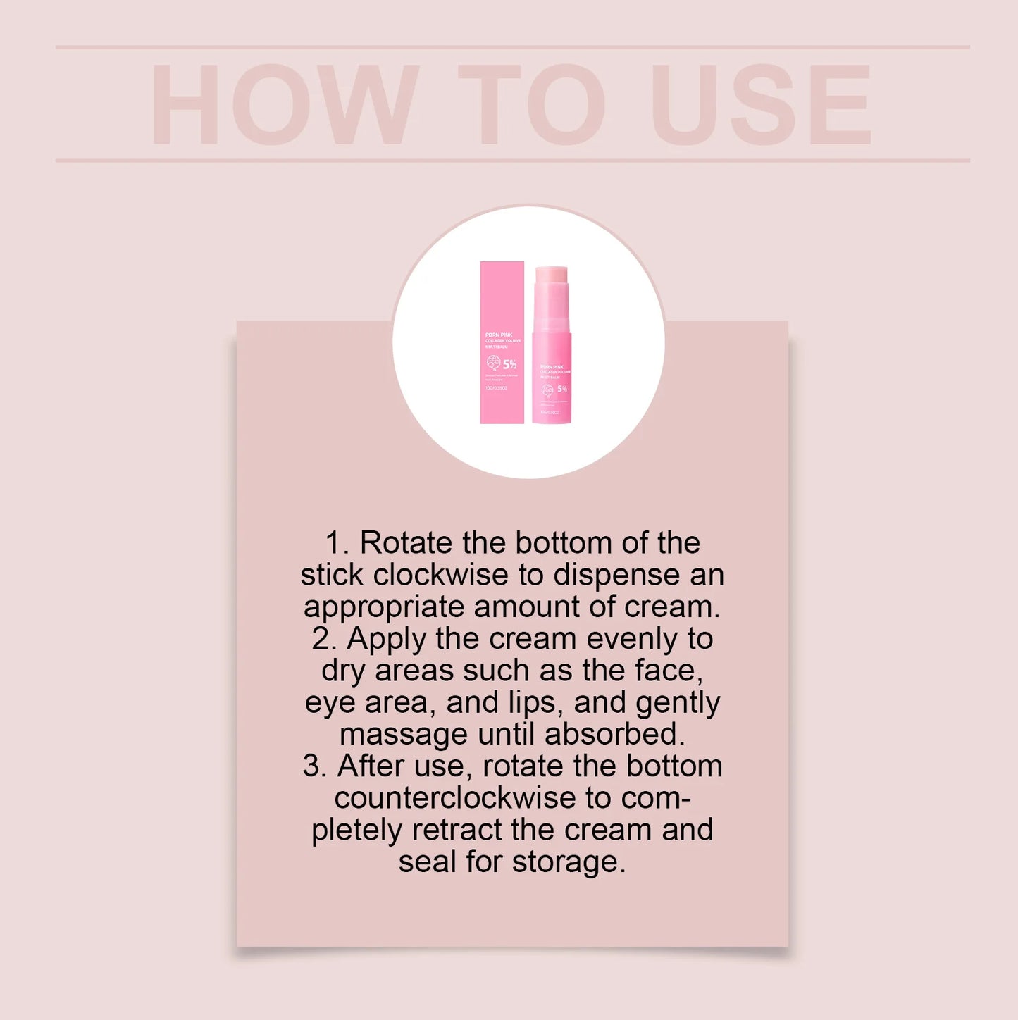 PDRN Pink Collagen Multi Balm – Plump, Firm & Hydrate Lips, Eyes & Skin