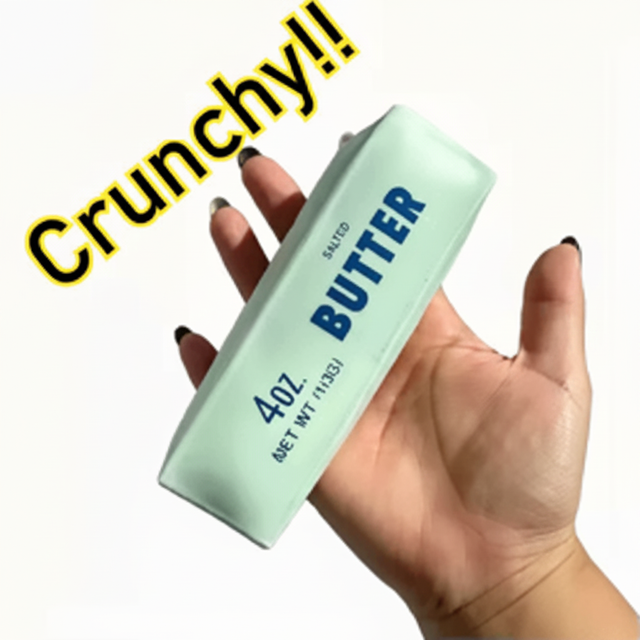 Crunchy Butter Squishy Square Crop