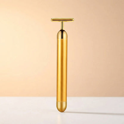 24K Gold Vibrating Face Roller – Lift, Firm & De-Puff