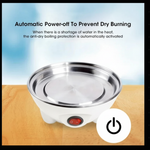 White Egg Cooker - Auto Power Off